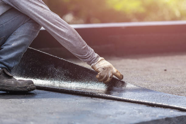 Professional Basement Waterproofing technician working in Wyoming, MN
